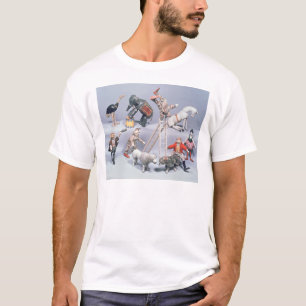 Humpty Dumpty Circus acrobats and menagerie T-Shirt