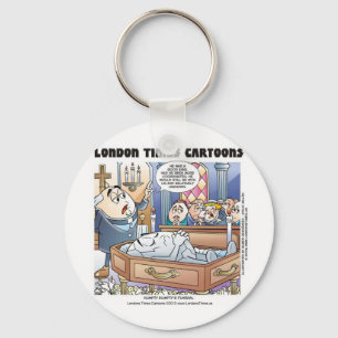 Humpty Dumpty Funeral Funny Gifts Tees Collectable Key Ring