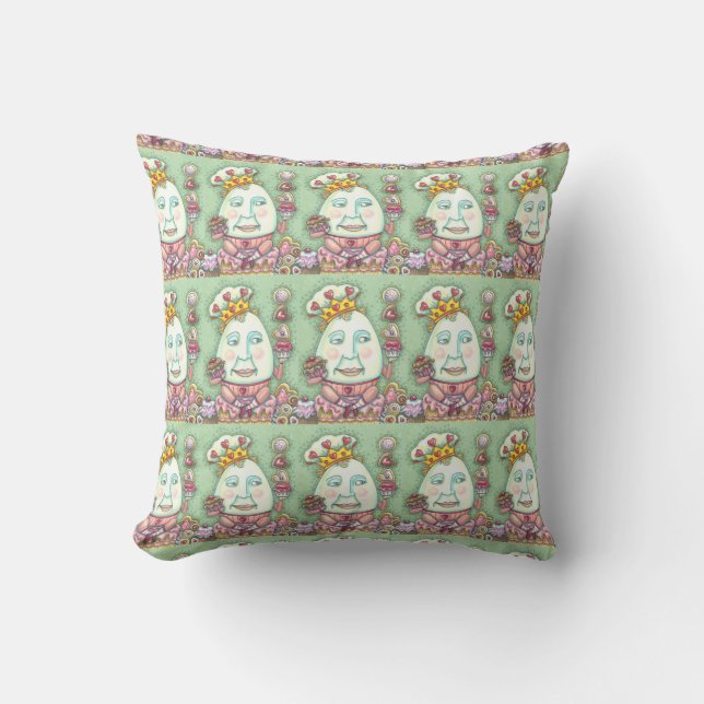 Humpty Dumpty Hearts THROW PILLOW Customise (Front)
