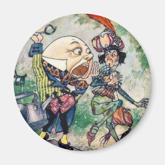 Humpty Dumpty in Wonderland Magnet (Front)