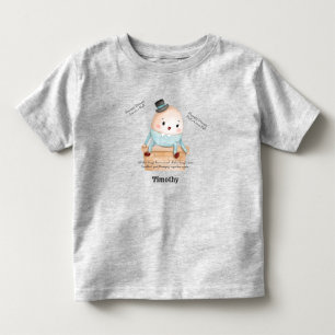 Humpty Dumpty Personalised Toddler T-Shirt