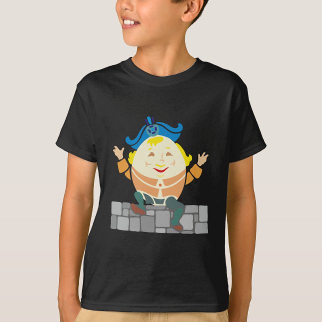 Humpty Dumpty sat on a wall... T-Shirt (Front)