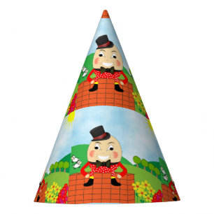 Humpty Dumpty Themed Kids Birthday Party Editable Hat
