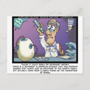 Humpty Geneology Funny Gifts Tees & Collectibles Postcard