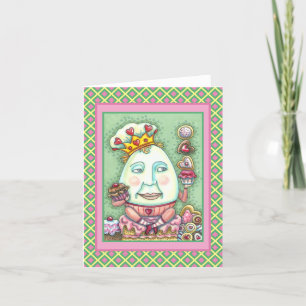 HUMPTY KING OF HEARTS AND CONFECTIONS, VALENTINE HOLIDAY CARD