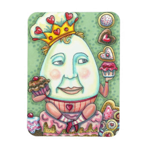 HUMPTY KING OF HEARTS AND CONFECTIONS, VALENTINE MAGNET