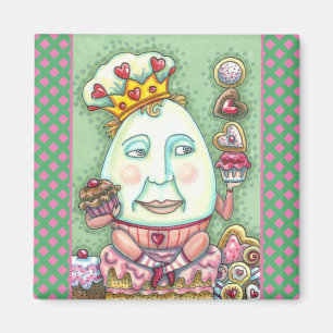 HUMPTY KING OF HEARTS AND CONFECTIONS, VALENTINE MAGNET