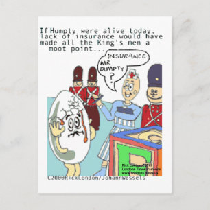 Humpty & Medical Insuarance Funny Tees Cards Gifts