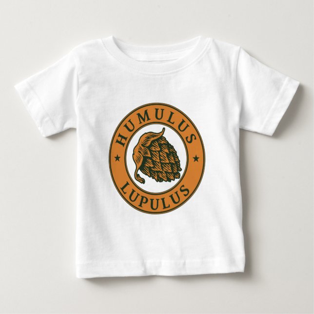 Humulus lupulus hop for craft beer baby T-Shirt (Front)