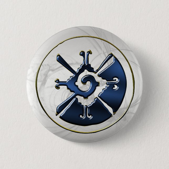 Hunab Ku 6 Cm Round Badge (Front)