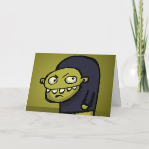 Hunch Back Stare Card