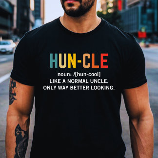 Huncle Definition Father's Day-Funny Uncle Vintage T-Shirt