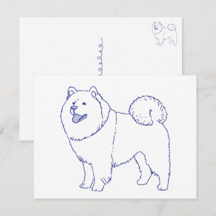 Hunderasse Chow-Chow Postcard