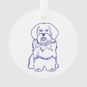 Hunderasse Havanese Ornament