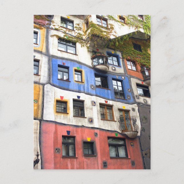 Hundertwasserhaus Vienna photo Postcard (Front)