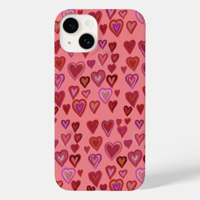 Hundred hearts Case-Mate iPhone case (Back)