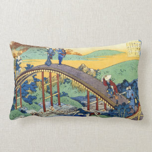 Hundred Poems Explained by the Nurse Hokusai Lumbar Cushion