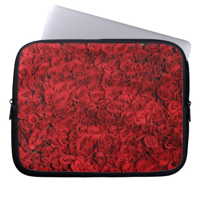 Hundreds of Beautiful Red Roses Laptop Sleeve (Front)