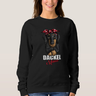 Hundredseide Dachshund Mama Hundemama Dogs Pet Dac Sweatshirt