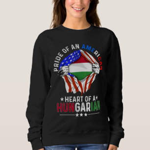 Hungarian American America Pride Foreign Hungary F Sweatshirt