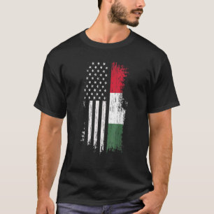 Hungarian American Flag Pride Hungary Usa T-Shirt