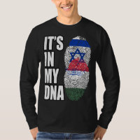 Hungarian And Israeli Mix DNA Flag Heritage