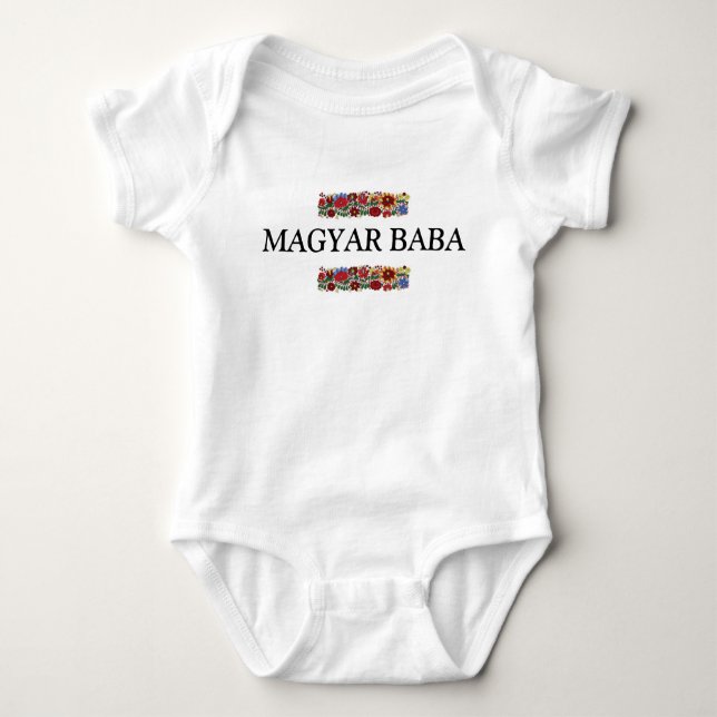 Hungarian Baby's Sleeper Baby Bodysuit (Front)