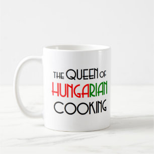 hungarian cooking queen coffee mug