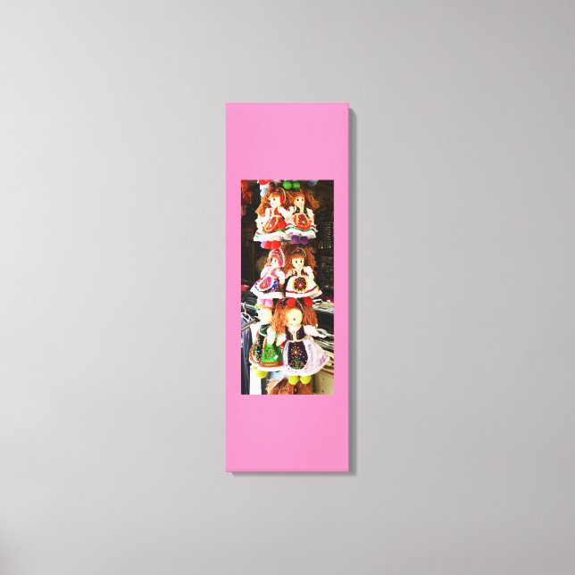 Hungarian dolls canvas print (Front)