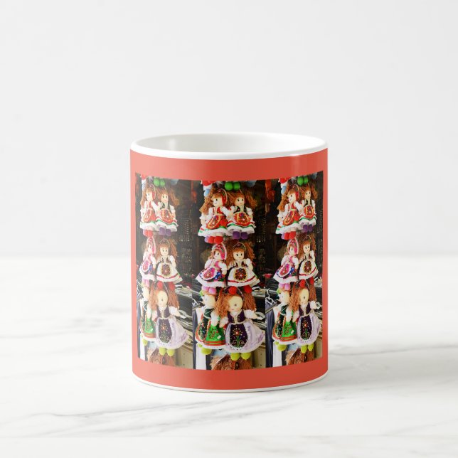 Hungarian dolls coffee mug (Center)