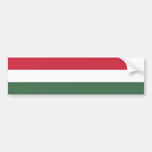 Hungarian Flag Bumper Sticker
