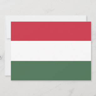 Hungarian Flag Card