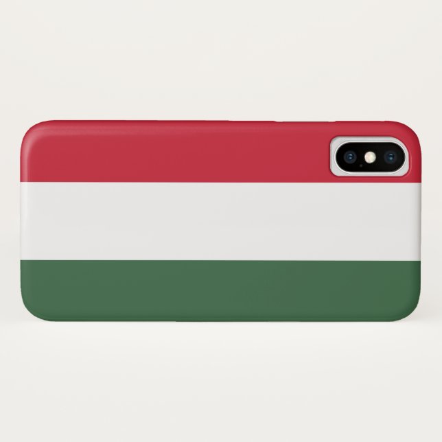 Hungarian Flag Case-Mate iPhone Case (Back (Horizontal))