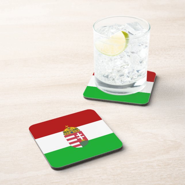 Hungarian flag coaster (Right Side)