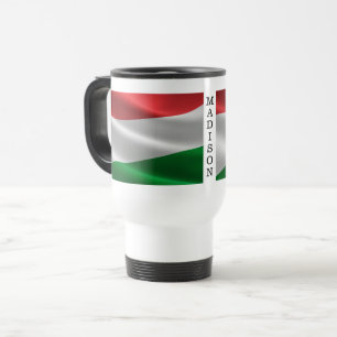 Hungarian Flag custom name mugs