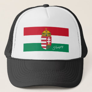 Hungarian flag, Emblem & Hungary - fashion /sports Trucker Hat