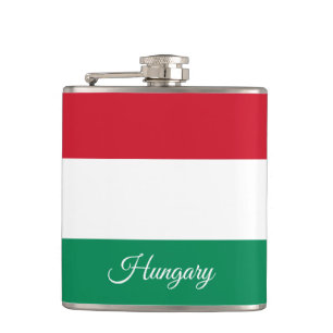 Hungarian Flag & holiday Hungary/sports fans Hip Flask
