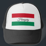 Hungarian flag & Hungary - fashion, travel /sports Trucker Hat<br><div class="desc">Baseball/Trucker Hats: Hungary & Hungarian Flag - love my country,  travel,  holiday,  fashion patriots /sports fans</div>