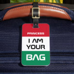 Hungarian Flag & Hungary travel /Personalised Bag Luggage Tag<br><div class="desc">Luggage Tags: Hungarian & Hungary flag - Love my country - travel world,  dream holiday,  national patriots,  sports fans / Find your bag easily - personalise with your name.</div>