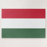 Hungarian Flag Jigsaw Puzzle<br><div class="desc">This design features the national flag of Hungary (known in Hungarian as Magyarország), which is a country in Central Europe. Hungary borders Slovakia to the north, Ukraine to the northeast, Romania to the east and southeast, Serbia to the south, Croatia and Slovenia to the southwest and Austria to the west....</div>