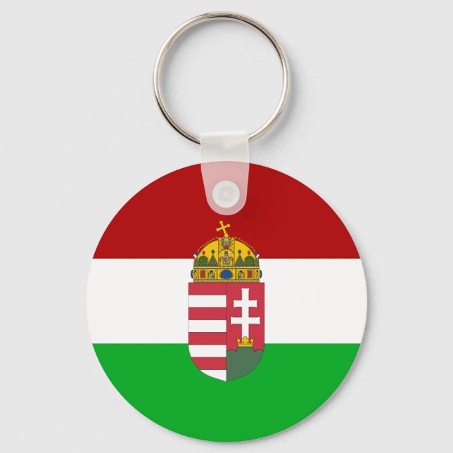 Hungarian flag key ring (Front)