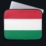 Hungarian Flag Laptop Sleeve<br><div class="desc">Protect your device in style with our sleek laptop sleeve featuring the flag of Hungary! This laptop sleeve is more than just a functional accessory; it’s a celebration of Hungary’s rich cultural heritage and national pride. The bold design prominently displays the Hungarian flag, offering a unique and meaningful way to...</div>