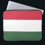 Hungarian Flag Laptop Sleeve<br><div class="desc">This design features the national flag of Hungary (known in Hungarian as Magyarország), which is a country in Central Europe. Hungary borders Slovakia to the north, Ukraine to the northeast, Romania to the east and southeast, Serbia to the south, Croatia and Slovenia to the southwest and Austria to the west....</div>