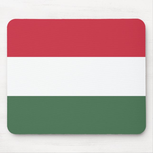 Hungarian Flag Mouse Pad (Front)