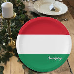 Hungarian Flag plates, party, sports, Hungary Paper Plate<br><div class="desc">Paper Plates: Hungarian Flag & Hungary party - love my country,  fathers day,  holiday,  patriots / sports fans</div>