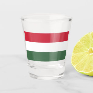 Hungarian Flag Shot Glass