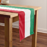 Hungarian flag & Sports fan house decor / Hungary Short Table Runner<br><div class="desc">Table Runners: Hungary & Sports Fans - love my country and Hungarian flags for your table,  office,  living room / home decor</div>