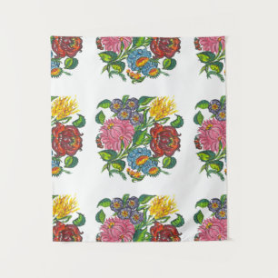 Hungarian Floral - kalocsai motifs Tapestry
