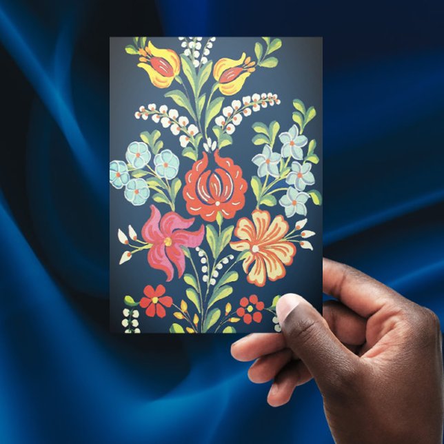 Hungarian flowers postcard (Creator Uploaded)