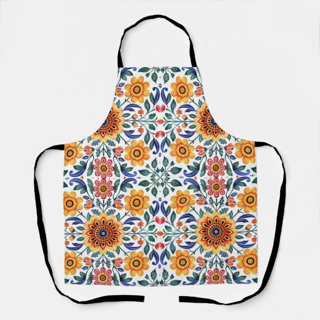 Hungarian Folk Art Apron (Front)